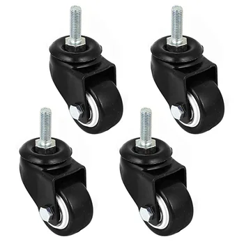 4Pcs 40mm Diameter 8mm Thread Furniture Caster Wheels Roller 360 Swivel Trolley Cart Wheels
4Pcs 40mm Diameter 8mm Thread Furniture Caster Wheels Roller 360 Swivel Trolley Cart Wheels