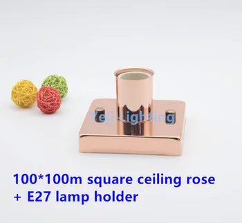 Roae gold square vintage ceiling rose ceiling canopy E27 E26 screw lamp holder for led chandelier wall lamp Lighting accessories
Roae gold square vintage ceiling rose ceiling canopy E27 E26 screw lamp holder for led chandelier wall lamp Lighting accessories
