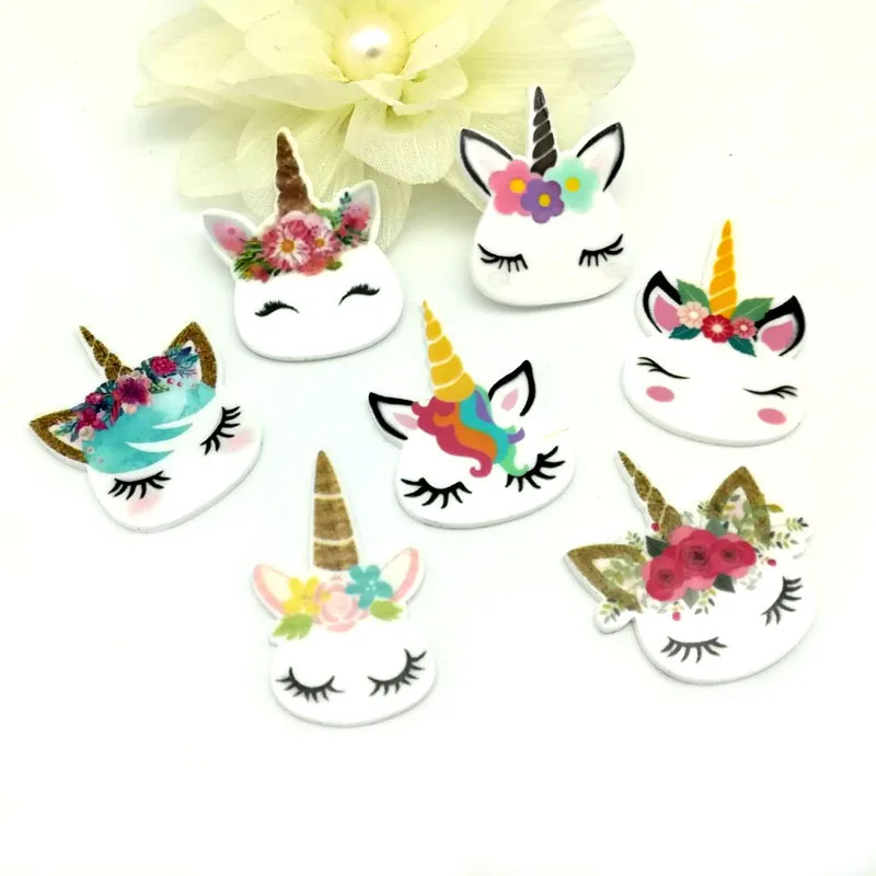 Mixed 11designs Cute Cartoon Unicorn face Acrylic flatback planar resin diy decoration crafts Embellishment RET1433 110pcs/lots
Mixed 11designs Cute Cartoon Unicorn face Acrylic flatback planar resin diy decoration crafts Embellishment RET1433 110pcs/lots