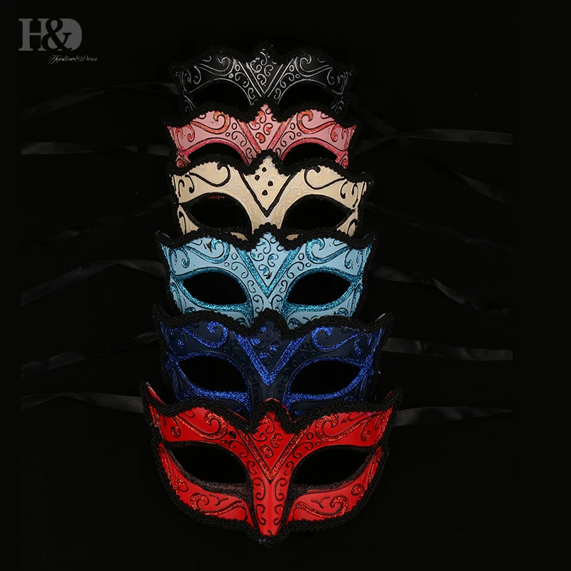 H&D 6 Kinds Masquerade Mask Mardi Gras Mask for Women Handmade Venetian Party Prom Ball Fashion Masquerade Party Cosplay Mask
H&D 6 Kinds Masquerade Mask Mardi Gras Mask for Women Handmade Venetian Party Prom Ball Fashion Masquerade Party Cosplay Mask