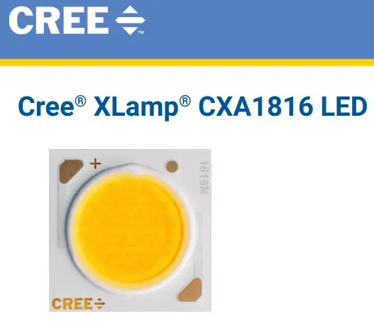 Светодисветодиодный CREE COB CXA1816 15W20W25W30W38W 5000-4000 лм высокий индекс цветопередачи 36 В