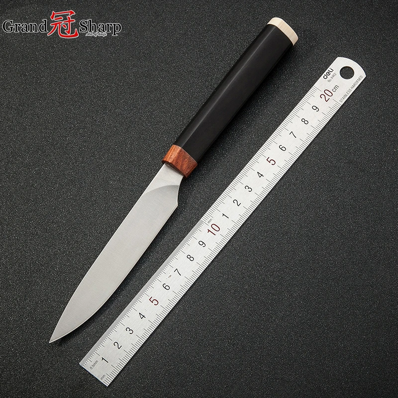 4.5'' Utility Knife Japanese Steel Blade Kitchen Knives Stainless Steel Fruit Peeling Kitchen Knives Camping BBQ Outdoor Tools
4.5'' Utility Knife Japanese Steel Blade Kitchen Knives Stainless Steel Fruit Peeling Kitchen Knives Camping BBQ Outdoor Tools