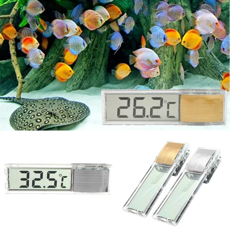 LCD Digital Aquarium Thermometer Fish Tank 3D Electronic Temperature Measurement Sticker For Marine Fish Shrimp Turtle
LCD Digital Aquarium Thermometer Fish Tank 3D Electronic Temperature Measurement Sticker For Marine Fish Shrimp Turtle