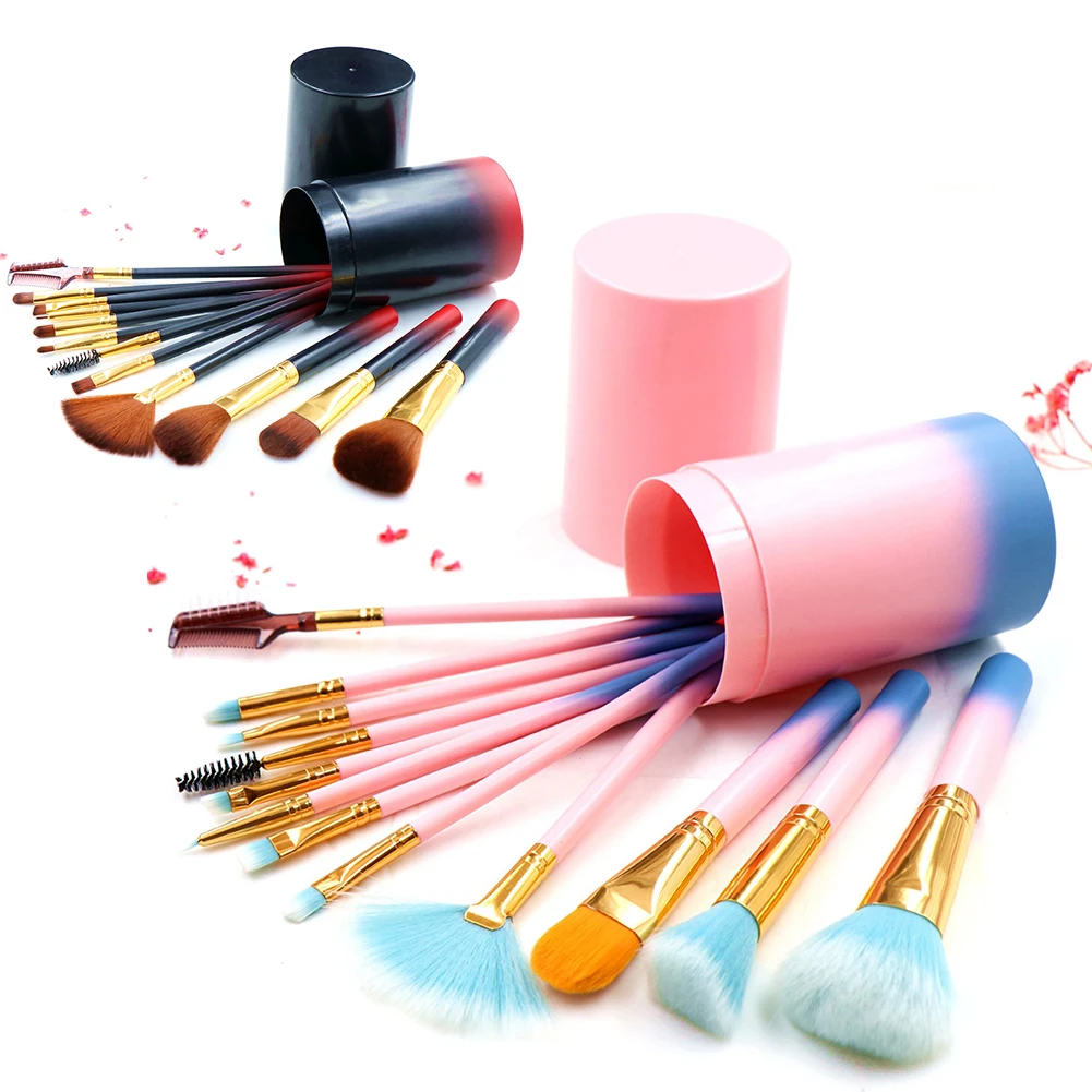ELECOOL 12 pcs Professional Women Eye Face Makeup Brushes Soft Brush Set Foundation Powder Brush Make Up Tool with cylinder Box
ELECOOL 12 pcs Professional Women Eye Face Makeup Brushes Soft Brush Set Foundation Powder Brush Make Up Tool with cylinder Box
