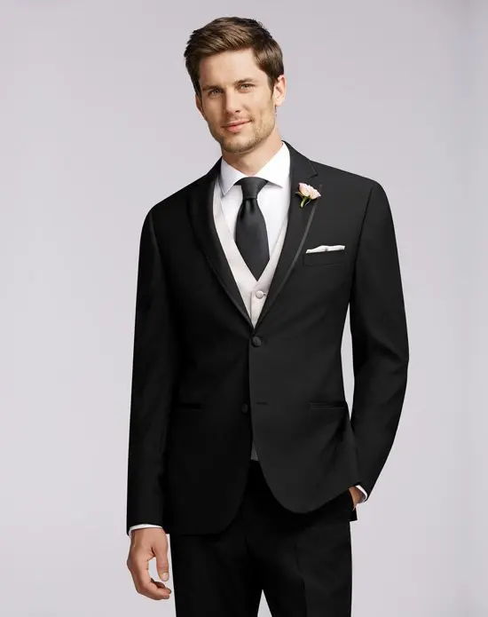 Custom Made Groom Tuxedo Black Groomsmen Notch Lapel Wedding/Dinner Suits Best Man Bridegroom (Jacket+Pants+Tie+Vest) 
Custom Made Groom Tuxedo Black Groomsmen Notch Lapel Wedding/Dinner Suits Best Man Bridegroom (Jacket+Pants+Tie+Vest)
