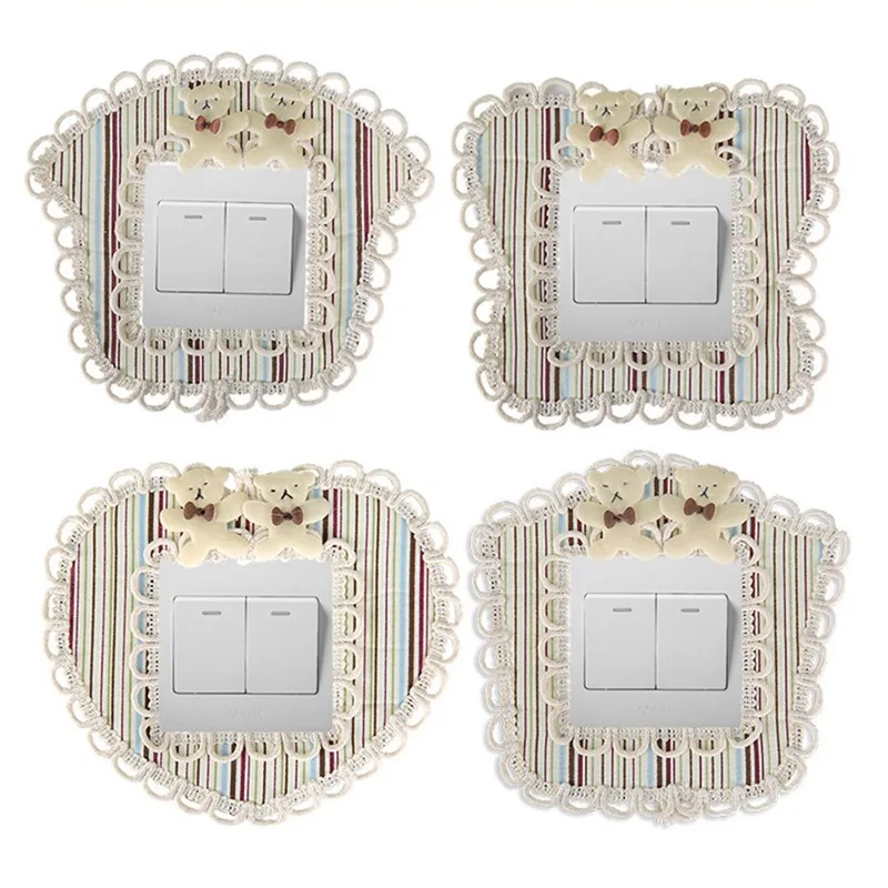 Cute Lace Home protective Switch Covers Switch Wall Light Socket Stickers home Decoration Switch Stickers
Cute Lace Home protective Switch Covers Switch Wall Light Socket Stickers home Decoration Switch Stickers
