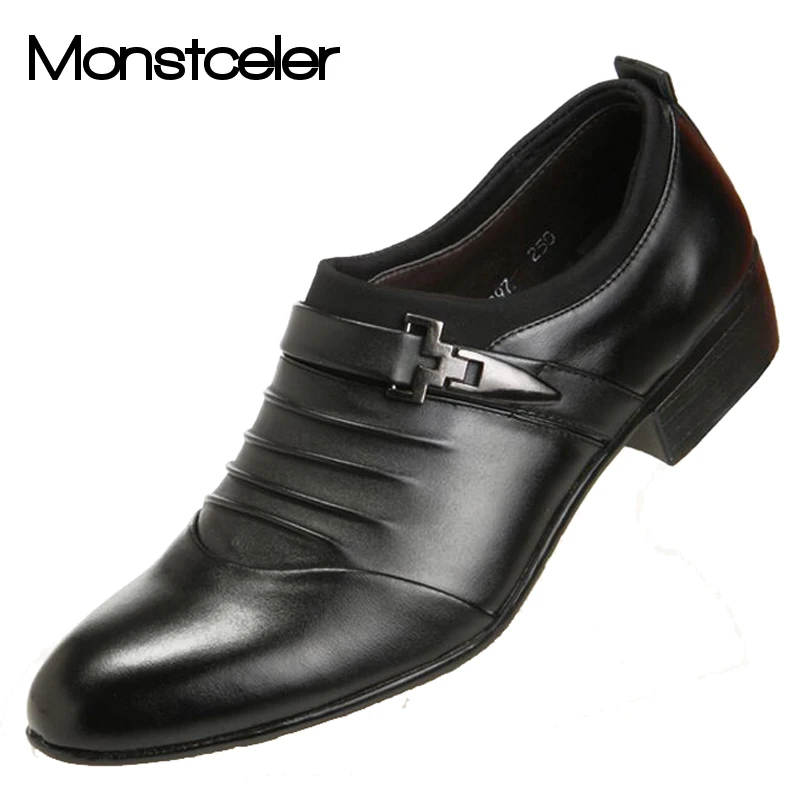 MONSTCELER Spring Men Casual Artificial Leather Shoes For Men Pointed Toe Dress Shoes Male Formal Wedding Shoes Black White
MONSTCELER Spring Men Casual Artificial Leather Shoes For Men Pointed Toe Dress Shoes Male Formal Wedding Shoes Black White