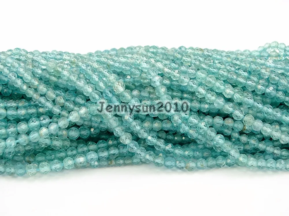 Brilliant Cut Shining Natural Sky Apatite Gems Stone 2mm~2.7mm Faceted Round Beads Jewelry Making 2 Strands/Pack
Brilliant Cut Shining Natural Sky Apatite Gems Stone 2mm~2.7mm Faceted Round Beads Jewelry Making 2 Strands/Pack