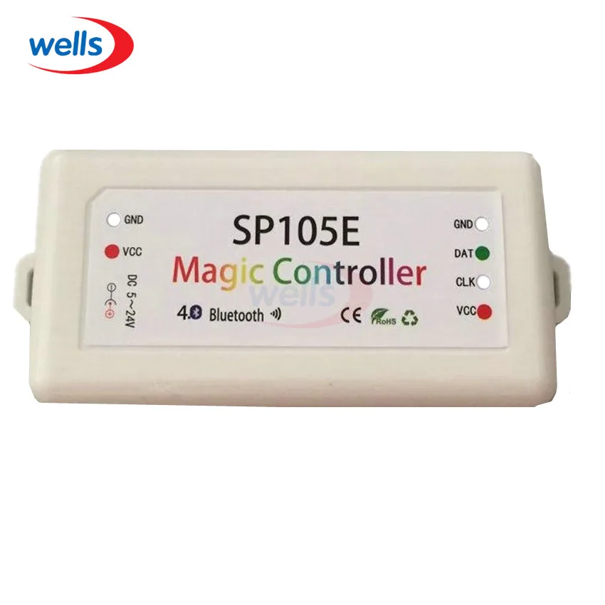 New Bluetooth SPI LED controller, for many kinds of IC pixels lights(WS2801 WS2811 LDP6803 SK6812 WS2812B pixel Strip SP105E)
New Bluetooth SPI LED controller, for many kinds of IC pixels lights(WS2801 WS2811 LDP6803 SK6812 WS2812B pixel Strip SP105E)
