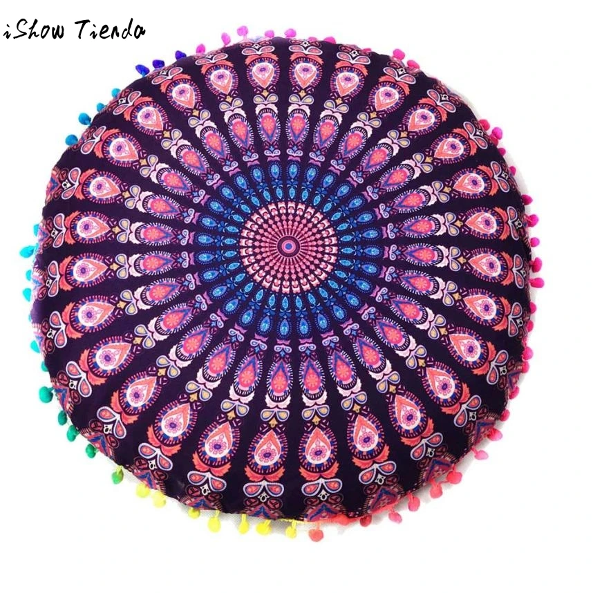Throw Pillows Bohemian Decor Indian Mandala Floor Pillows Round Vintage Cushion Cover Almofada Decorativa #7420
Throw Pillows Bohemian Decor Indian Mandala Floor Pillows Round Vintage Cushion Cover Almofada Decorativa #7420