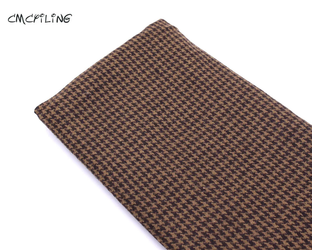 CMCYILING Houndstooth Tweed Cashmere Wool Fabric for Spring Autumn Cloak Coat Felt Fabrics Tissu Stoffa Meter
CMCYILING Houndstooth Tweed Cashmere Wool Fabric for Spring Autumn Cloak Coat Felt Fabrics Tissu Stoffa Meter