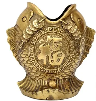 Copper ornaments pen money fish fish May there be surpluses every year. Fu fish lucky Home Furnishing bronze crafts
Copper ornaments pen money fish fish May there be surpluses every year. Fu fish lucky Home Furnishing bronze crafts