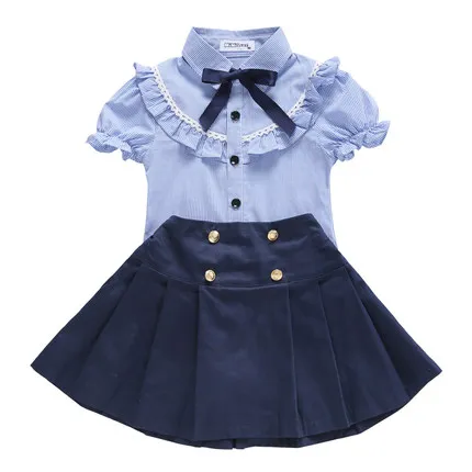 costume Short Sleeve Primary School Student Uniform For Girls Boy Children Pleated Skirt Shirt Pant Suits Christmas Gift Z984
costume Short Sleeve Primary School Student Uniform For Girls Boy Children Pleated Skirt Shirt Pant Suits Christmas Gift Z984