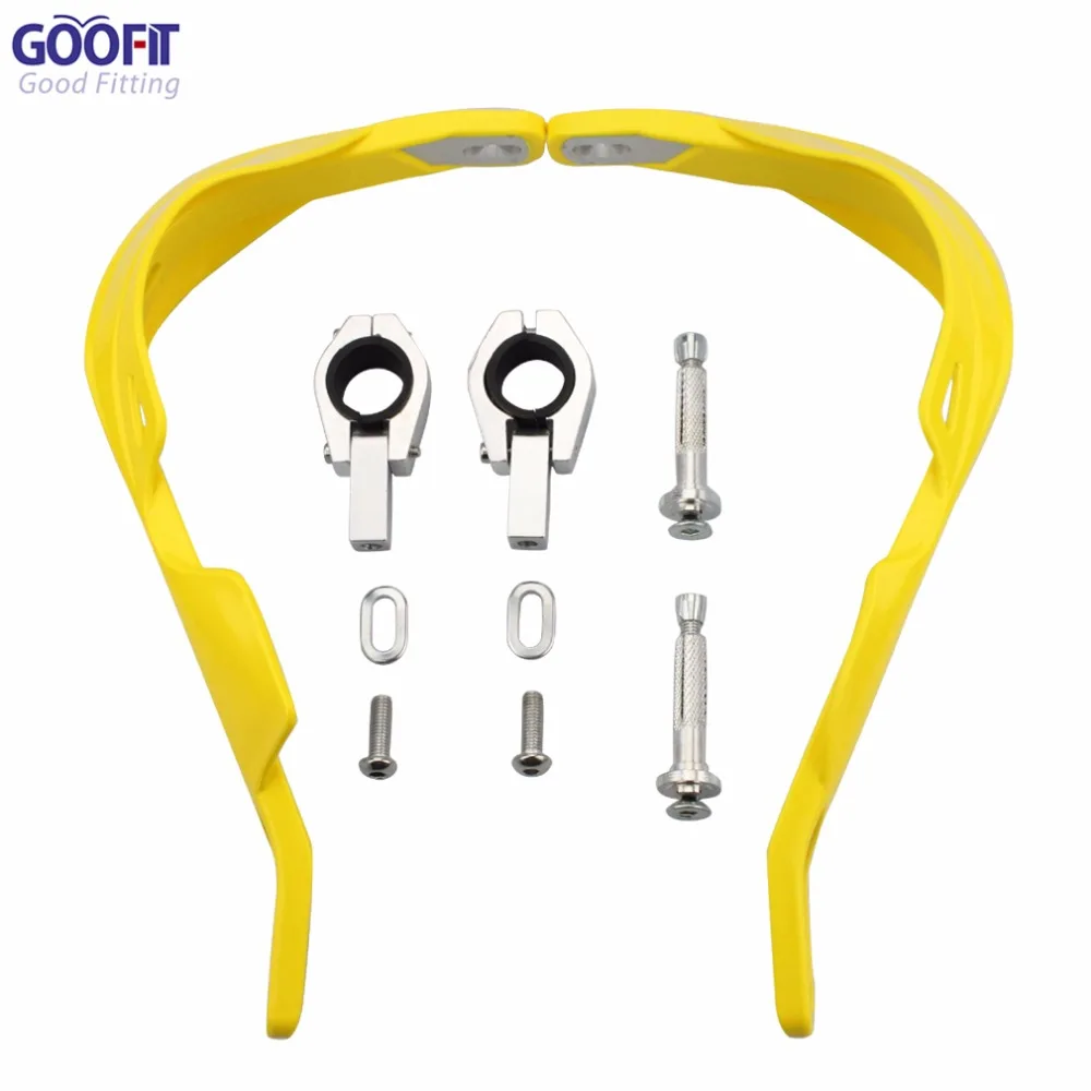 GOOFIT 28mm Aluminium Alloy Handlebar Hand Brush Guards Protector Handguards Kit for Honda Kawasaki Yamaha Suzuki Motorcycle
GOOFIT 28mm Aluminium Alloy Handlebar Hand Brush Guards Protector Handguards Kit for Honda Kawasaki Yamaha Suzuki Motorcycle