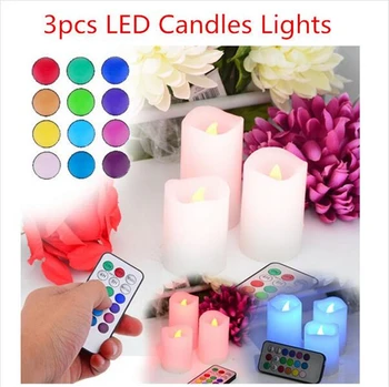LED Candles Lights Battery Operated Wax Pillar Color-changing led flameless Tealight with Wireless Remote Control
LED Candles Lights Battery Operated Wax Pillar Color-changing led flameless Tealight with Wireless Remote Control