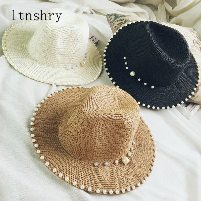 Summer Bohemia Style sun hat Visor Women's Jazz Caps hats with Wide Women Straw Vintage Hat Floppy Sun Beach Church Cap Gorros
Summer Bohemia Style sun hat Visor Women's Jazz Caps hats with Wide Women Straw Vintage Hat Floppy Sun Beach Church Cap Gorros