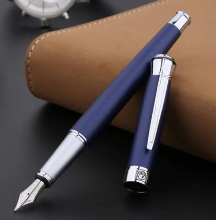 Free shipping wholesale school office supplies pen Picasso Luxury blue & silver M nib fountain pen high quality writing pen
Free shipping wholesale school office supplies pen Picasso Luxury blue & silver M nib fountain pen high quality writing pen