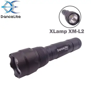 

DanceLite WF-502B 1200LM XM-L2 U3 6500K Economic LED Flashlight 18650 Torch Portable Lantern (OP/SMO)