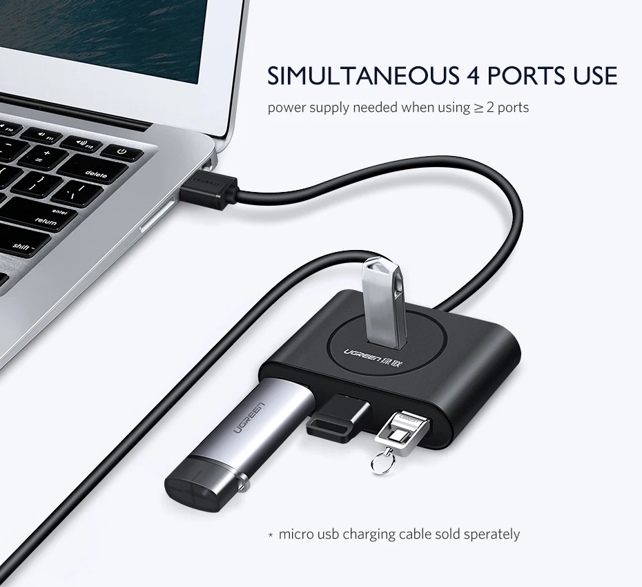 Buy USB Hub with External 4 Ports online Buy USB Hub with External 4 Ports online