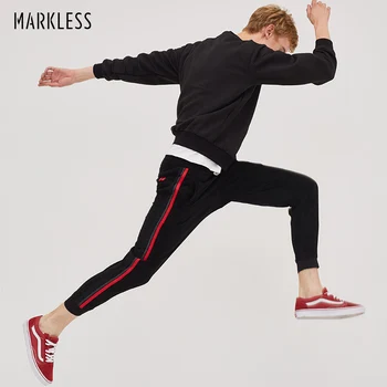 Markless Men's Cotton Joggers Sweatpants Men Sportswear Fitness Workout Pants Casual Long Trousers pantalon hombre CLA8824M
Markless Men's Cotton Joggers Sweatpants Men Sportswear Fitness Workout Pants Casual Long Trousers pantalon hombre CLA8824M
