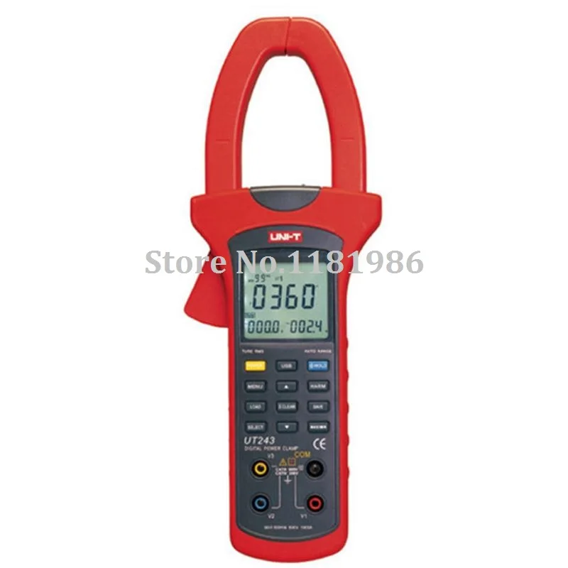 UNI-T UT243 Three Phase True RMS Harmonic Analysis Power Clamp Meter Clamp Ampere Multimeter Digital Power Meter
UNI-T UT243 Three Phase True RMS Harmonic Analysis Power Clamp Meter Clamp Ampere Multimeter Digital Power Meter