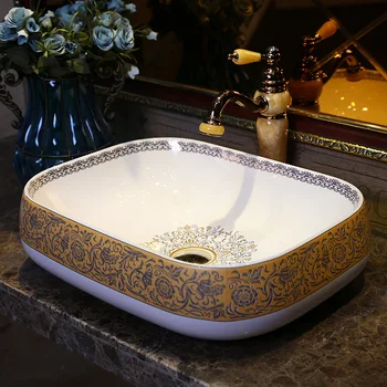 Rectangle Jingdezhen ceramic sanitary ware art counter basin wash basin lavabo sink Bathroom sink chinese art wash basin
Rectangle Jingdezhen ceramic sanitary ware art counter basin wash basin lavabo sink Bathroom sink chinese art wash basin