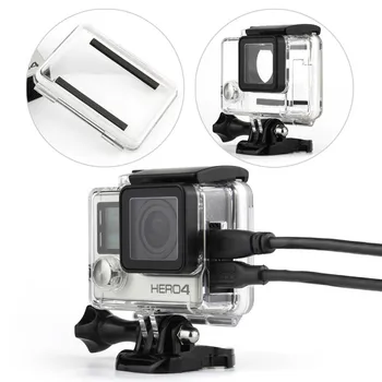GoPro Hero 4 Skeleton Housing Case Side Open Protective Cover with Standard Waterproof Backdoor for GoPro Hero 4 Camera
GoPro Hero 4 Skeleton Housing Case Side Open Protective Cover with Standard Waterproof Backdoor for GoPro Hero 4 Camera