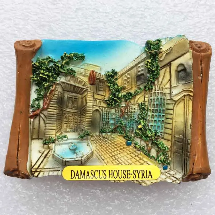 Damascus, Syria capital tourist souvenirs three-dimensional landscape magnetic stickers refrigerator stickers characteristics
Damascus, Syria capital tourist souvenirs three-dimensional landscape magnetic stickers refrigerator stickers characteristics