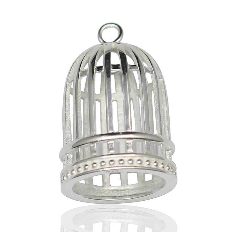 Beadsnice 925 Sterling Silver Bird Cage Pendant Hollow Filigree Cage Charm Pendants for DIY Necklace Making 36311
Beadsnice 925 Sterling Silver Bird Cage Pendant Hollow Filigree Cage Charm Pendants for DIY Necklace Making 36311