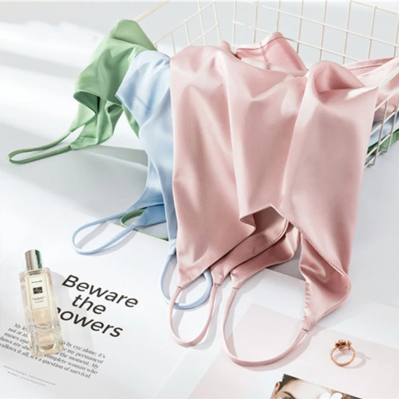Spaghetti Strap Top Women Halter V Neck Basic White Cami Sleeveless Satin Silk Tank Tops Women'S Summer Camisole Plus Size
Spaghetti Strap Top Women Halter V Neck Basic White Cami Sleeveless Satin Silk Tank Tops Women'S Summer Camisole Plus Size
