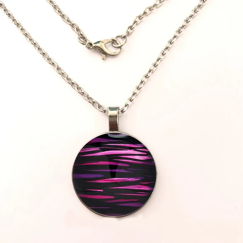 High Quality Hand Painted Murano Glass Multi-Colored Black Pink Purple Round Pendant Necklace Jewelry Gift
High Quality Hand Painted Murano Glass Multi-Colored Black Pink Purple Round Pendant Necklace Jewelry Gift