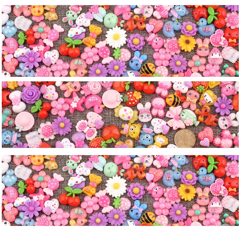 CCINEE Mix Style 100PCS Resin Flower Different Colors For DIY Decorative accessories
CCINEE Mix Style 100PCS Resin Flower Different Colors For DIY Decorative accessories