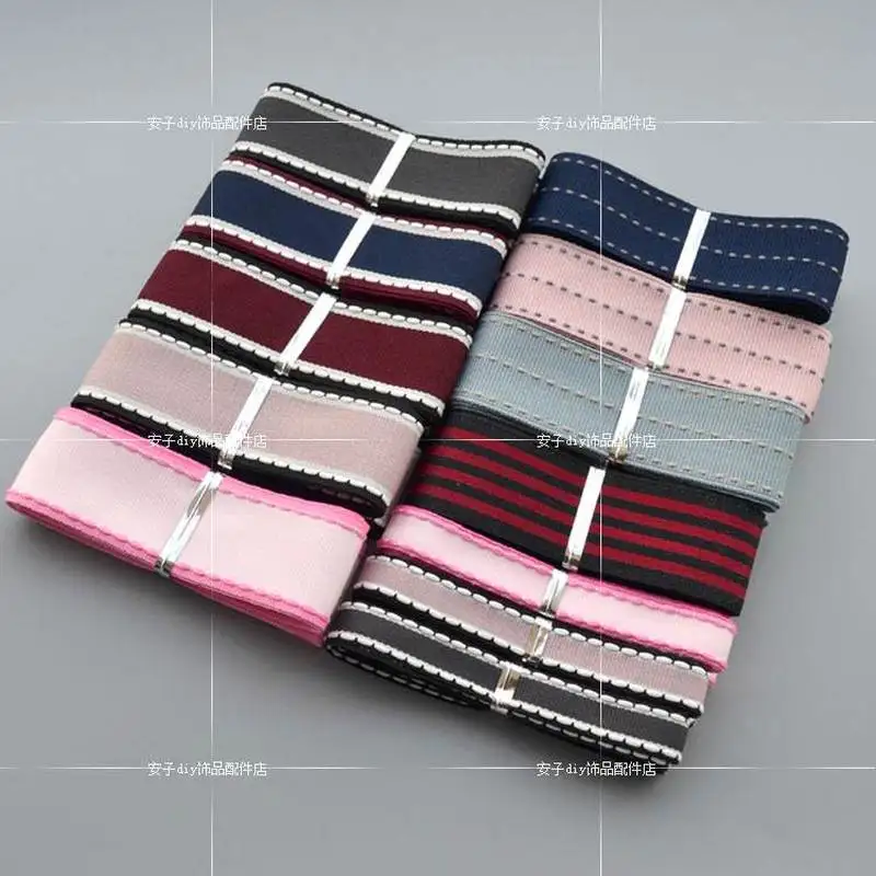 25mm Double Side Jump White Line Grosgrain Ribbons Handmade Bowknot Hair Bow Accessories DIY Wedding Christmas Packing Ribbon
25mm Double Side Jump White Line Grosgrain Ribbons Handmade Bowknot Hair Bow Accessories DIY Wedding Christmas Packing Ribbon