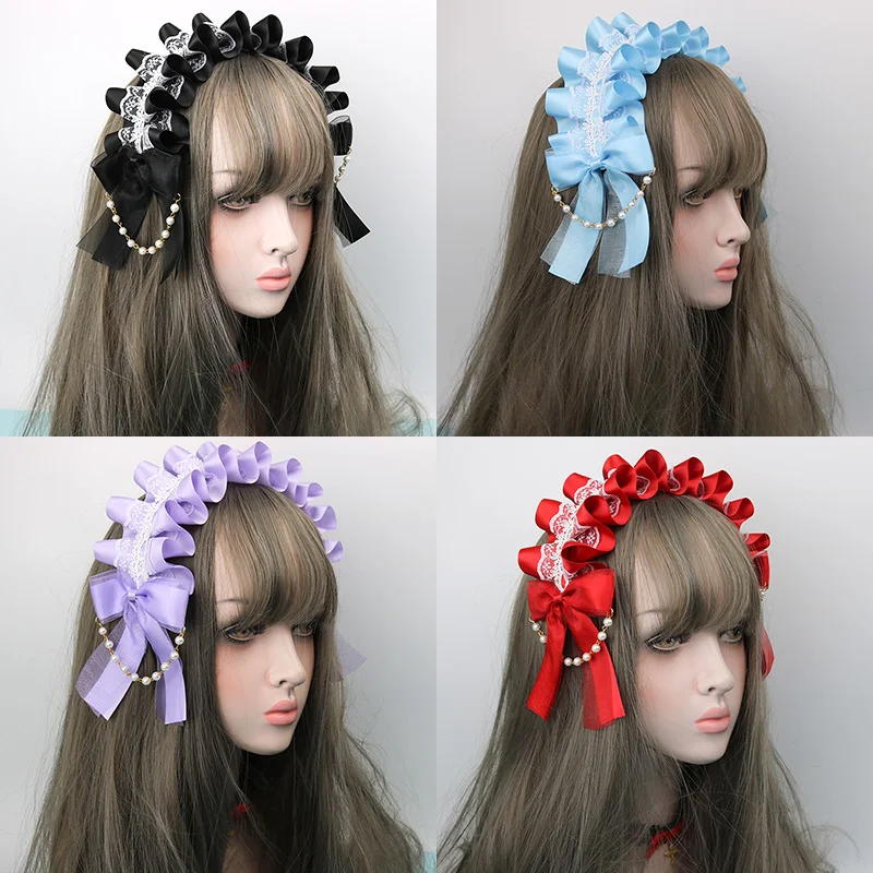 Soft sister Lolita headband lace hairpin lolita sweet daily wild kc bow tiara hair band
Soft sister Lolita headband lace hairpin lolita sweet daily wild kc bow tiara hair band