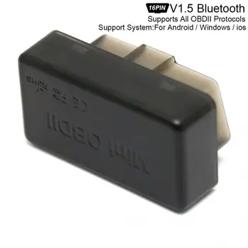 V1.5 Mini Blutooth 4.0 Scanner Wireless Interface Auto Car Code Reader Interface Code Readers Diagnostic Tool OBDII Protocols
V1.5 Mini Blutooth 4.0 Scanner Wireless Interface Auto Car Code Reader Interface Code Readers Diagnostic Tool OBDII Protocols