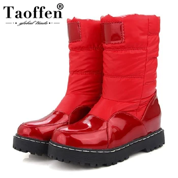 Taoffen New Winter Woman Mother Boots Slip-Resistant Waterproof Cotton-Padded Shoes Women Maternity Plush Snow Boots Size 33-43
Taoffen New Winter Woman Mother Boots Slip-Resistant Waterproof Cotton-Padded Shoes Women Maternity Plush Snow Boots Size 33-43