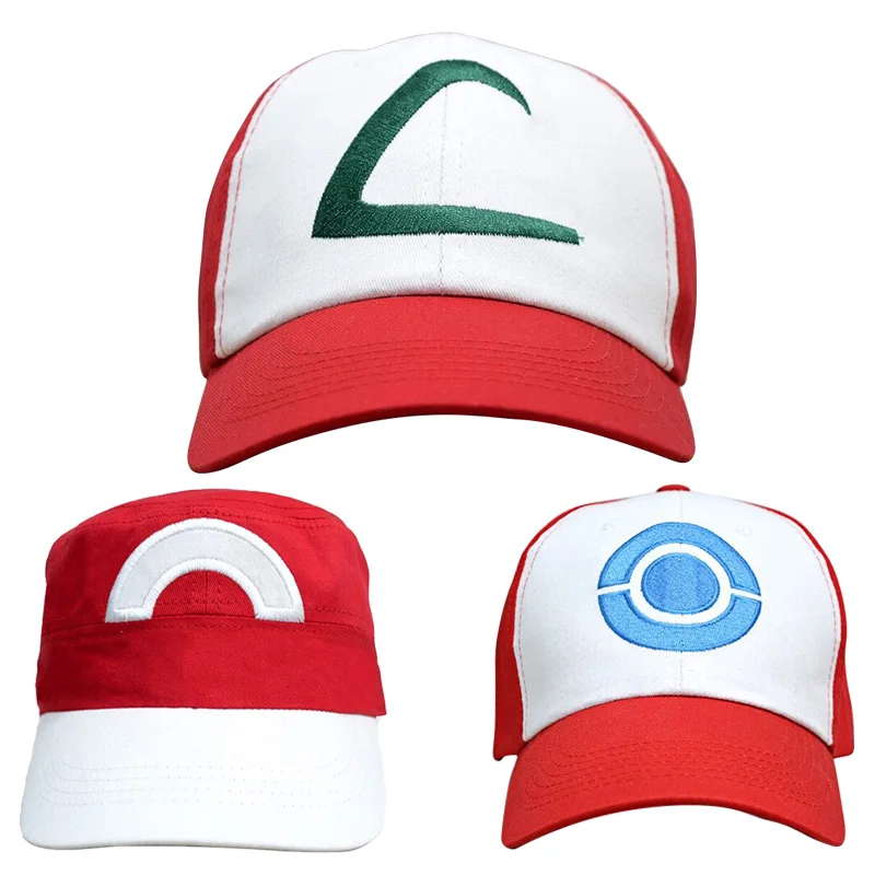 HOT Anime Pocket Monster Ash Ketchum Cosplay Costumes Hats Pokemon Cap Adjustable Curved Visor Hat Baseball Cap
HOT Anime Pocket Monster Ash Ketchum Cosplay Costumes Hats Pokemon Cap Adjustable Curved Visor Hat Baseball Cap