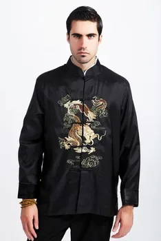 Black Hot Selling Spring Chinese Men's Kung-Fu Embroider Dragon Jacket Coat M L XL XXL XXXL Free Shipping 2218-3
Black Hot Selling Spring Chinese Men's Kung-Fu Embroider Dragon Jacket Coat M L XL XXL XXXL Free Shipping 2218-3