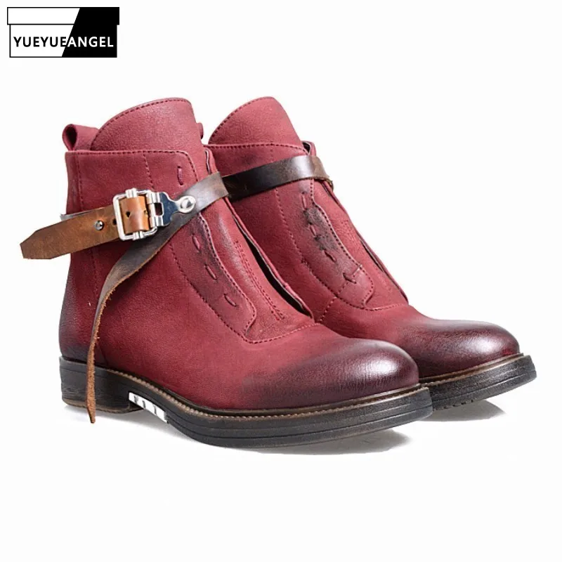 34-40 England Women Ankle Boots Autumn Soft Genuine Leather Square Heel Ladies Shoes Winter Hot Sale Zip Brown Red Rubber Boots
34-40 England Women Ankle Boots Autumn Soft Genuine Leather Square Heel Ladies Shoes Winter Hot Sale Zip Brown Red Rubber Boots