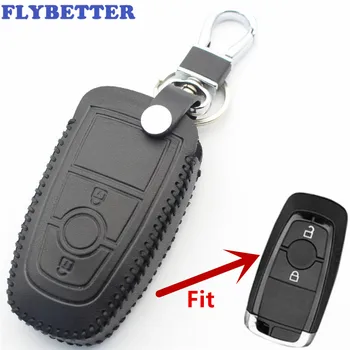 FLYBETTER Genuine Leather 2Button Keyless Entry Smart Key Case Cover For Ford EcoSport Car Styling L501
FLYBETTER Genuine Leather 2Button Keyless Entry Smart Key Case Cover For Ford EcoSport Car Styling L501
