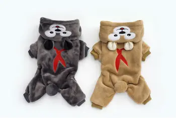 FY103 Free shipping Warm Winter clothes for dogs Cute Pet Fleece 4 legs Bear Pattern Small mediumn dog Overall Down clothes 
FY103 Free shipping Warm Winter clothes for dogs Cute Pet Fleece 4 legs Bear Pattern Small mediumn dog Overall Down clothes