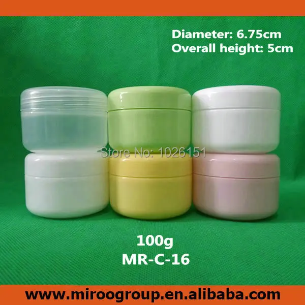 Free Shipping 20PCS 100ml 100g Cosmetic Empty Jar Pot Makeup Face Cream Container Bottle with Lids & Inner Cap (5 colors to mix)
Free Shipping 20PCS 100ml 100g Cosmetic Empty Jar Pot Makeup Face Cream Container Bottle with Lids & Inner Cap (5 colors to mix)
