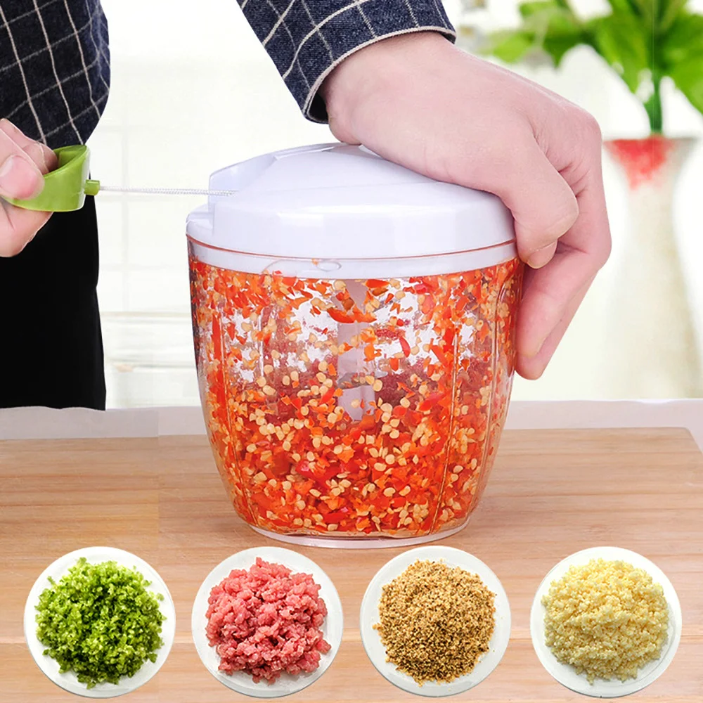 Multifunction Vegetable Chopper Cutter Processor Chopper Garlic Cutter Vegetable Fruit Twist Shredder Manual Meat GrinderCrusher
Multifunction Vegetable Chopper Cutter Processor Chopper Garlic Cutter Vegetable Fruit Twist Shredder Manual Meat GrinderCrusher