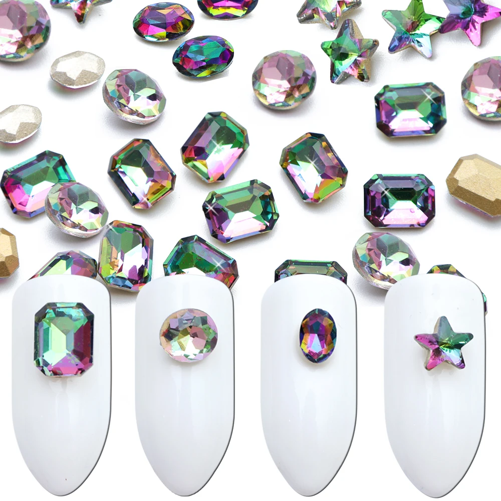 10pcs Flame Nail Gem Crystal Rhinestones Glitter Oval Star Flower Rectangle Jewelry Stone Manicure 3D Decoration Access JI649-1
10pcs Flame Nail Gem Crystal Rhinestones Glitter Oval Star Flower Rectangle Jewelry Stone Manicure 3D Decoration Access JI649-1