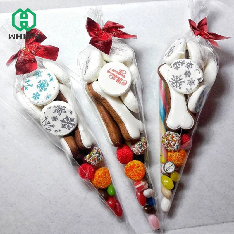 WHISM 100Pcs DIY Cone Shape Transparent Gift Bags Popcorn Flower Packing Bag For Halloween Christmas Birthday Wedding Party
WHISM 100Pcs DIY Cone Shape Transparent Gift Bags Popcorn Flower Packing Bag For Halloween Christmas Birthday Wedding Party
