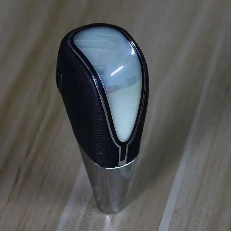 Black Leather Touch Motion Activated LED Light Auto Car Shift Knob Shifter Gear-Multicolor - White
Black Leather Touch Motion Activated LED Light Auto Car Shift Knob Shifter Gear-Multicolor - White