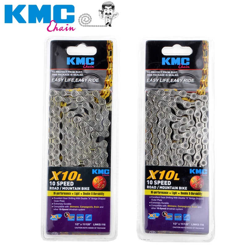original kmc x11 X10Lept 11 speed chain for trekking 116 left ecoproteq coated 11 s chain + missing link
original kmc x11 X10Lept 11 speed chain for trekking 116 left ecoproteq coated 11 s chain + missing link