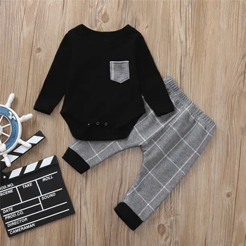Toddler Baby Boys Long Sleeve Plaid Print Tops+Pants Outfits Clothes Set Winter Clothes For Baby Clothing
Toddler Baby Boys Long Sleeve Plaid Print Tops+Pants Outfits Clothes Set Winter Clothes For Baby Clothing