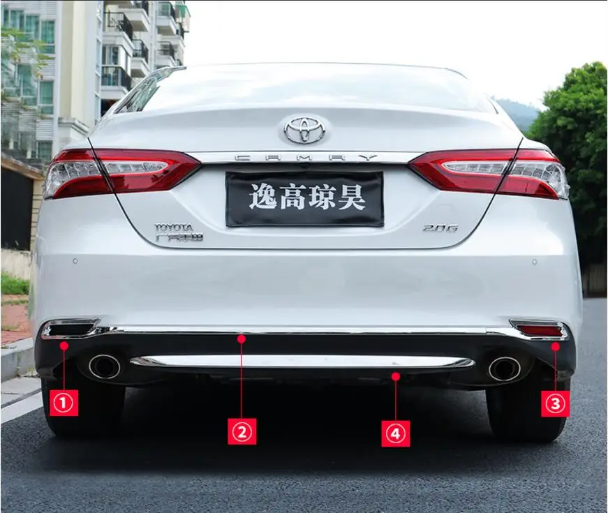 JINGHANG Car stainless steel Rear door tailgate frame Bottom trunk plate trim hoods Fit For Toyota Camry 2018 2019
JINGHANG Car stainless steel Rear door tailgate frame Bottom trunk plate trim hoods Fit For Toyota Camry 2018 2019