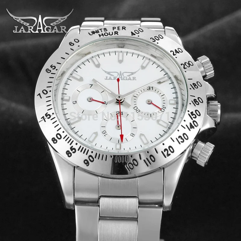 JAG6903M4S2 new popular Jaragar Automatic men watch factory stainless steel band best price free shipping with gift box
JAG6903M4S2 new popular Jaragar Automatic men watch factory stainless steel band best price free shipping with gift box